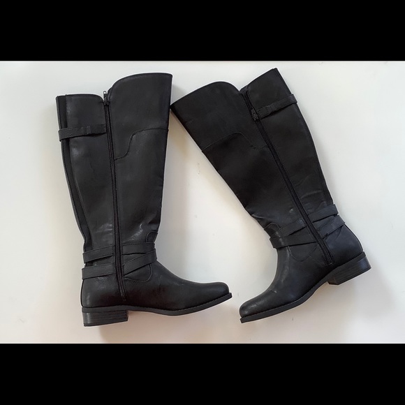 8 M Wide Calf woman’s black boots - new - Picture 7 of 7